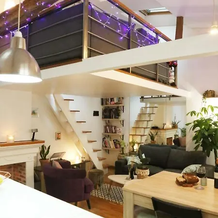 Superb Duplex Design And Cosy Near Marais Apartment