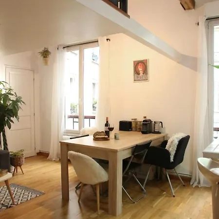 Apartment Superb Duplex Design And Cosy Near Marais *